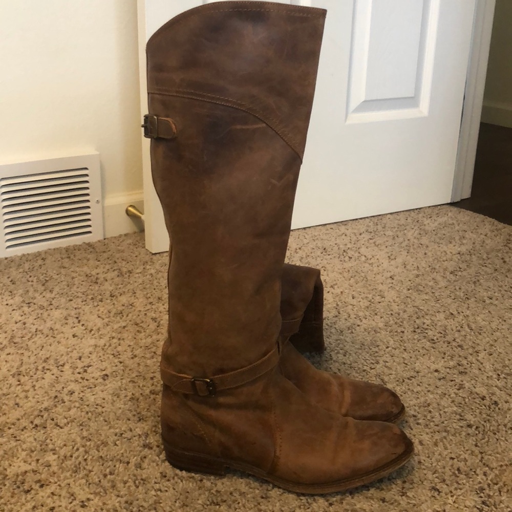 Frye knee high riding boots